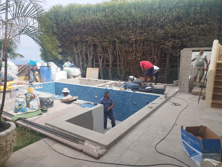 División del vaso para crear jacuzzi a medida