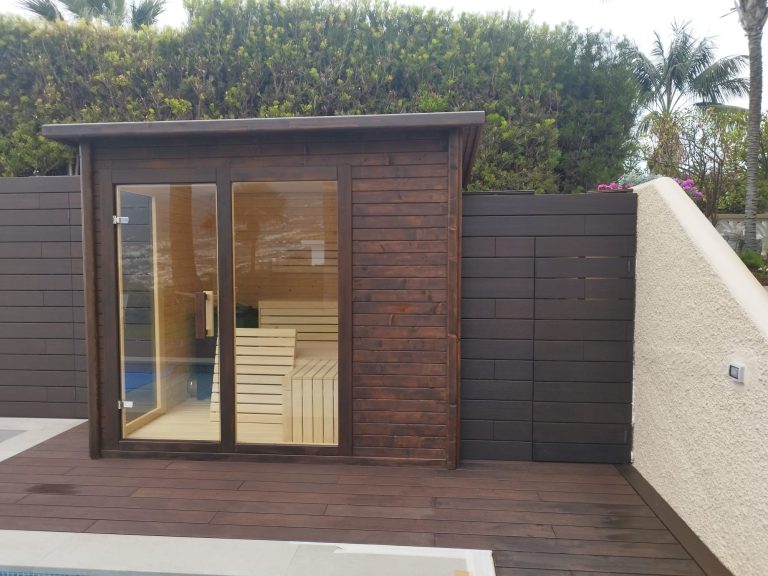 Sauna diseñado a medida