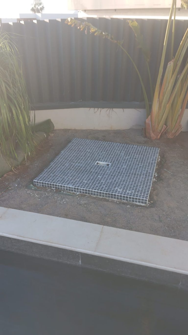 Plato de ducha exterior